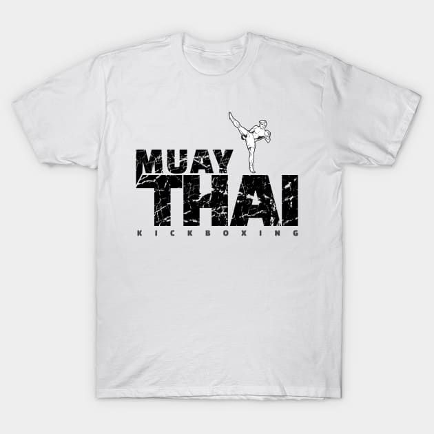 Muay Thai Kickboxing T-Shirt by TeeGo